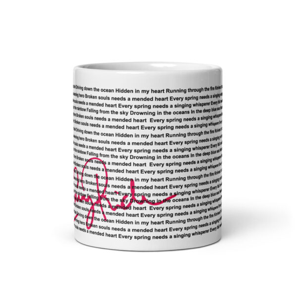 Brand New Start Coffee Mug with lyrics - Image 6