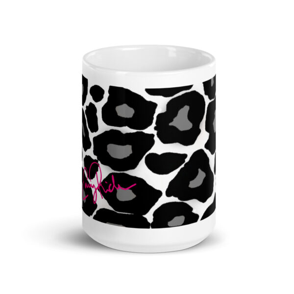 Signature Leopard Print Mug - Image 4