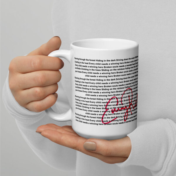 Brand New Start Coffee Mug with lyrics - Image 2